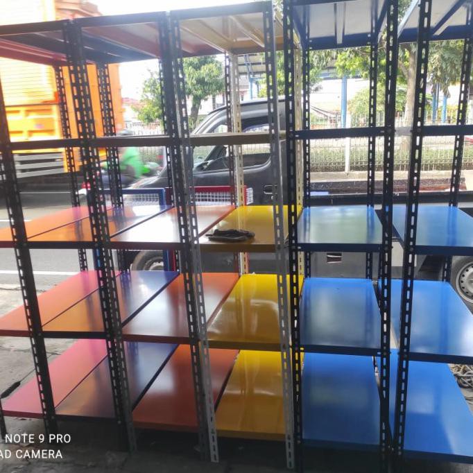 Rak Besi Siku Lubang 5Susun Barbadosshop4