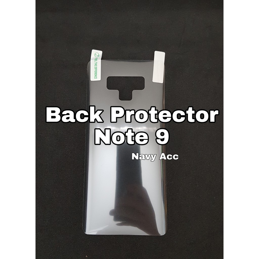 Screen Protector Back Samsung Note 9 - Note 8 - Antigores Jelly Belakang Samsung