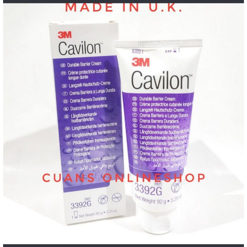 3M Cavilon Barrier Cream 92 gr 3392G Krim Luka dan Ruam