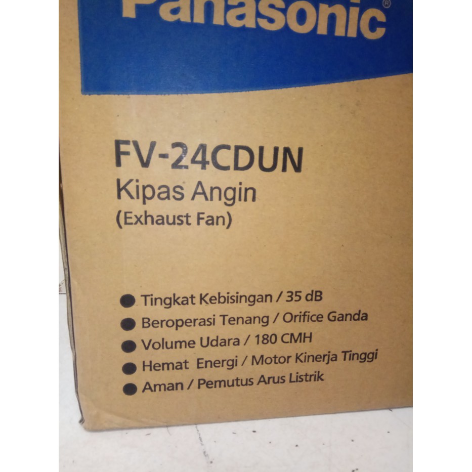 PANASONIC Exhaust Plafon - Ceiling Cerobong Sirocco FV-24CDUN Panasonic