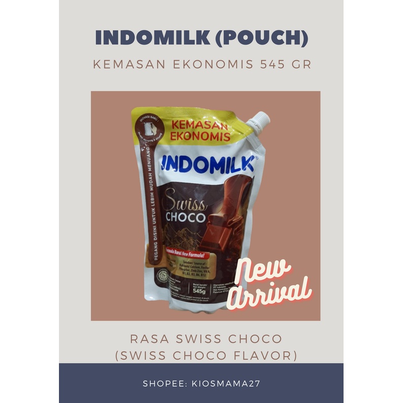 

INDOMILK Susu Kental Manis Pouch Swiss Choco 545 gr