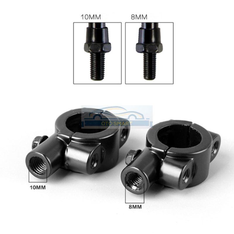 Klem Kaca Spion Universal m 10x22mm Untuk Handlebar Motor