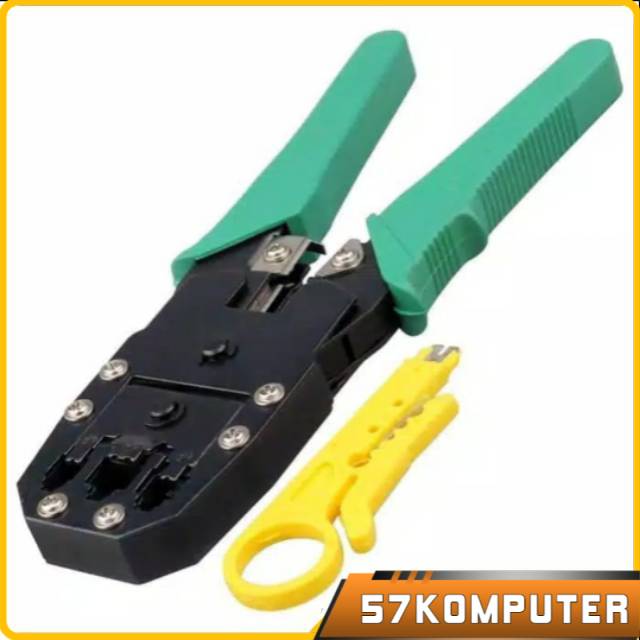 Crimping Tool 3 hole RJ45 RJ11. Tang Krimping Tools RJ 45 RJ11 triple for lan cat 5e