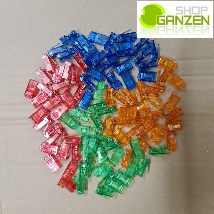 EZ konektor rj45 cat5e anti gagal 100pcs/pack