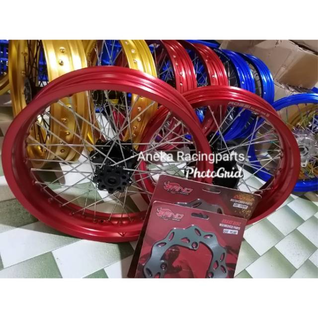 Velak crf lingkaran 17 300 350 tinggal pasang / paket komplit pelak crf