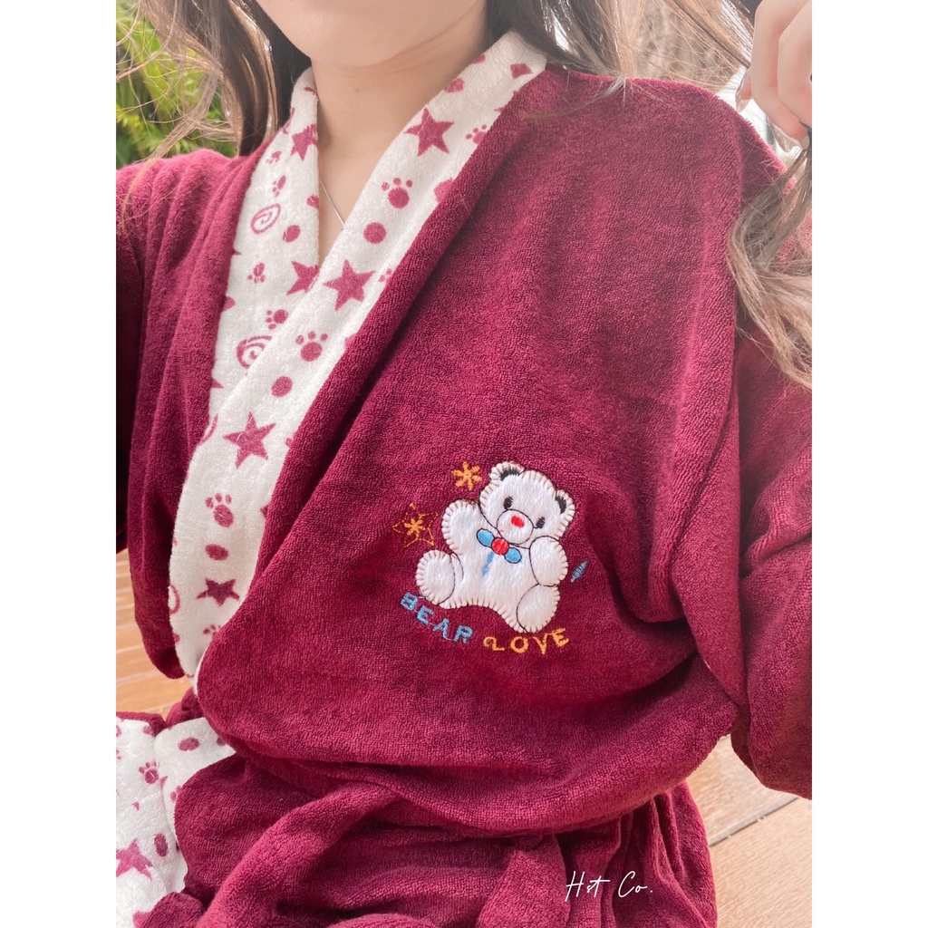 Kimono Handuk Dewasa Hst (Bear Gemoyy Edition)