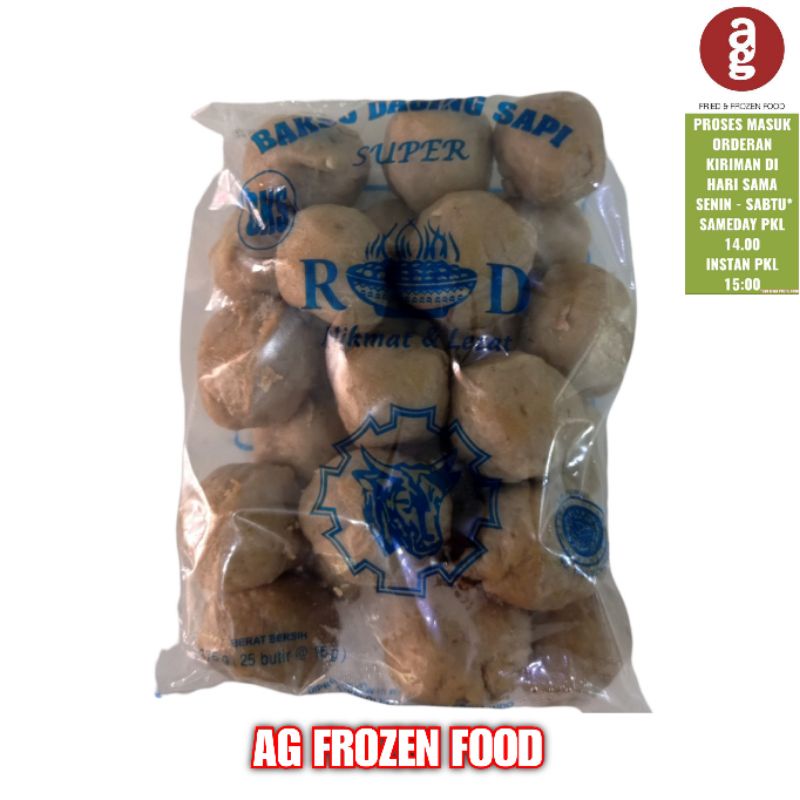 

Bakso Sapi "RD" - CK Super (SBB) isi 25pcs