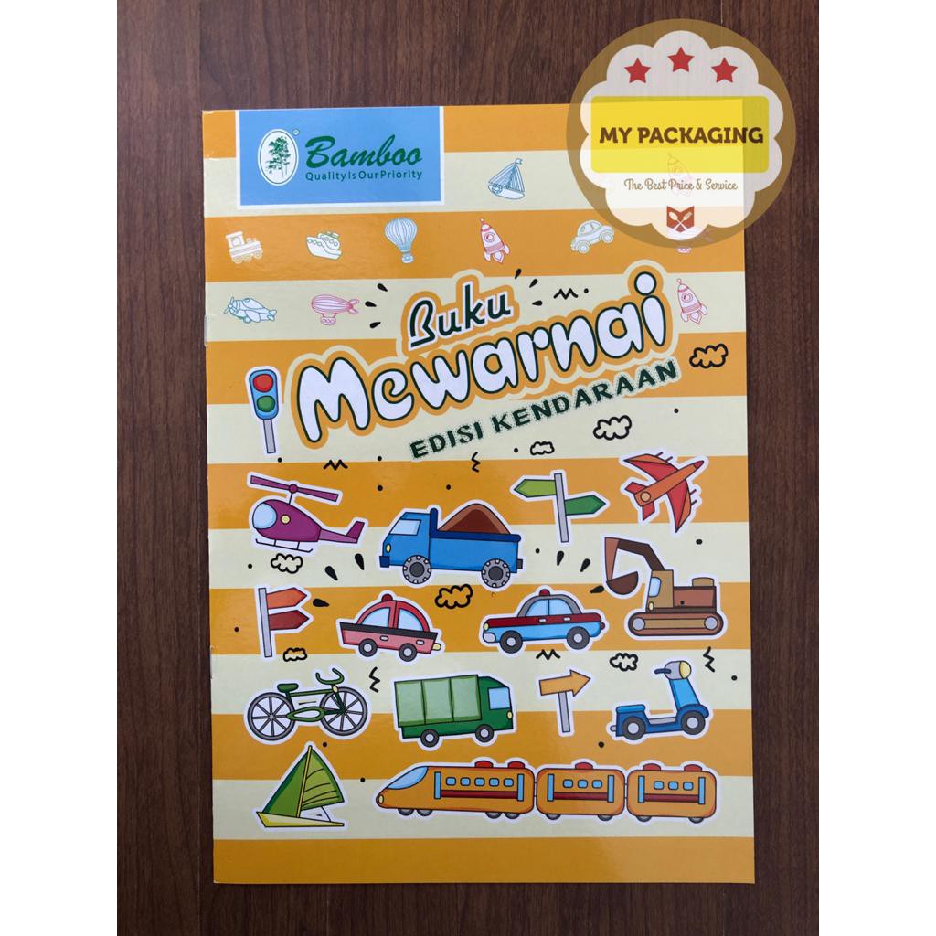 Buku Mewarnai dan Berhitung (4 edisi buku)