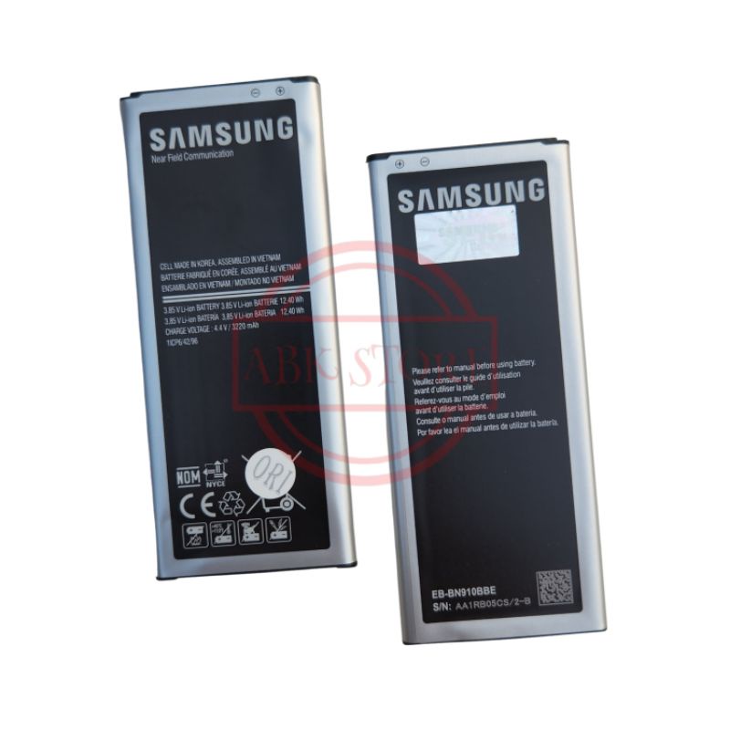 BATRE BATERAI BATTERY SAMSUNG GALAXY NOTE 4 SM-N910F EB-BN910BBE ORIGINAL