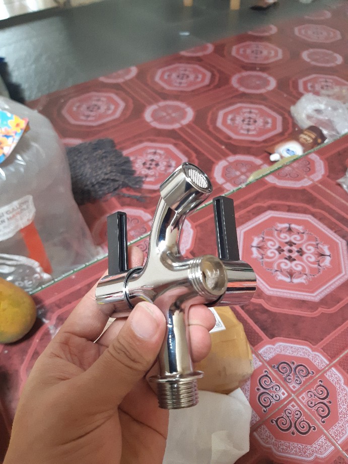 Keran Air Dobel Keran Shower - Kran Cabang Doble Shower