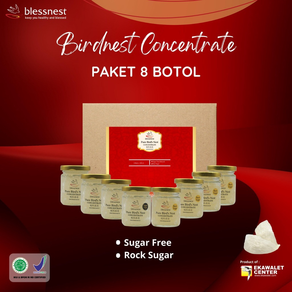

Minuman Sarang Burung Walet- Blessnest Concentrate Package 8 x 100ml