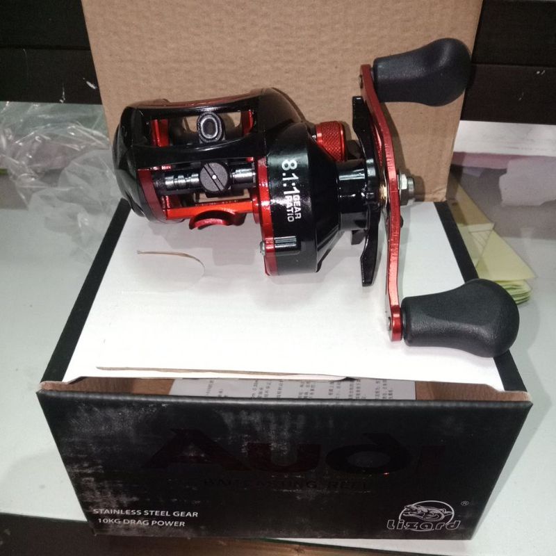 reel lizard audi baitcasting ratio 8.1:1