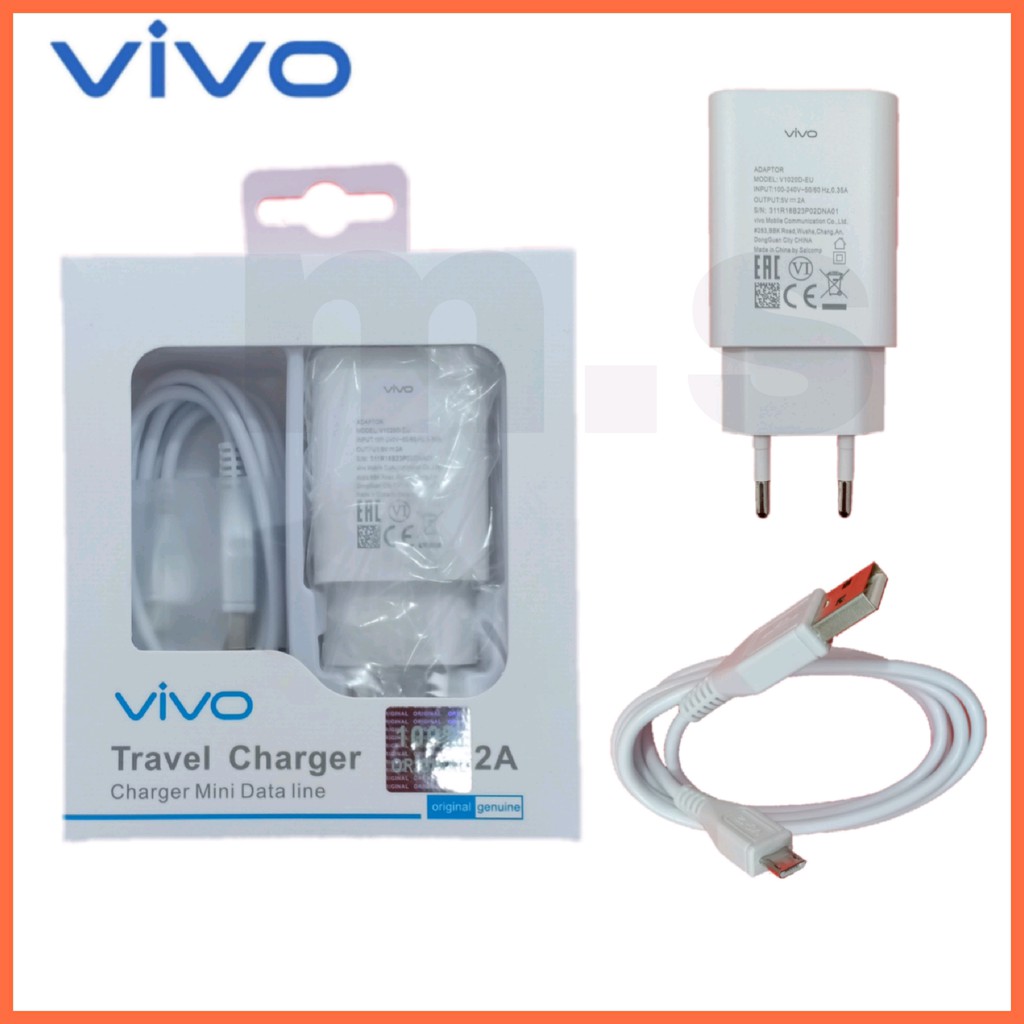 TRAVEL CHARGER TC HP VIVO ORIGINAL FAST CHARGING MICRO USB