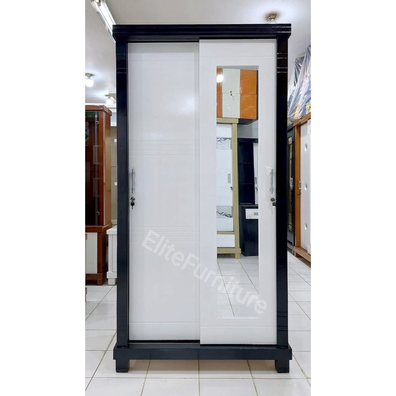 Lemari Pakaian Geser 2Pintu Lemari Pakaian 2Pintu Sliding , Lemari Baju 2Pintu Geser , Lemari Baju G