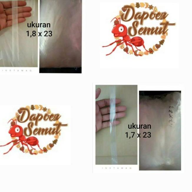 

➲ Plastik es susu pensil Qty 1 kg ( 1,7 x 23 ) dan (1,8 x 23 ) ウ