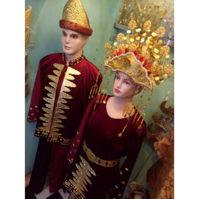 Set baju kurung palembang modern