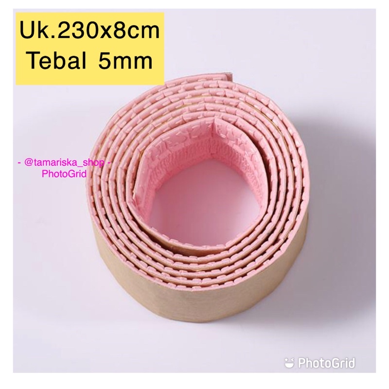 COD FOAM WALLPAPER DINDING 3D / WALL FOAM / BRICK FOAM BATU BATA MURAH-List Foam(pink)