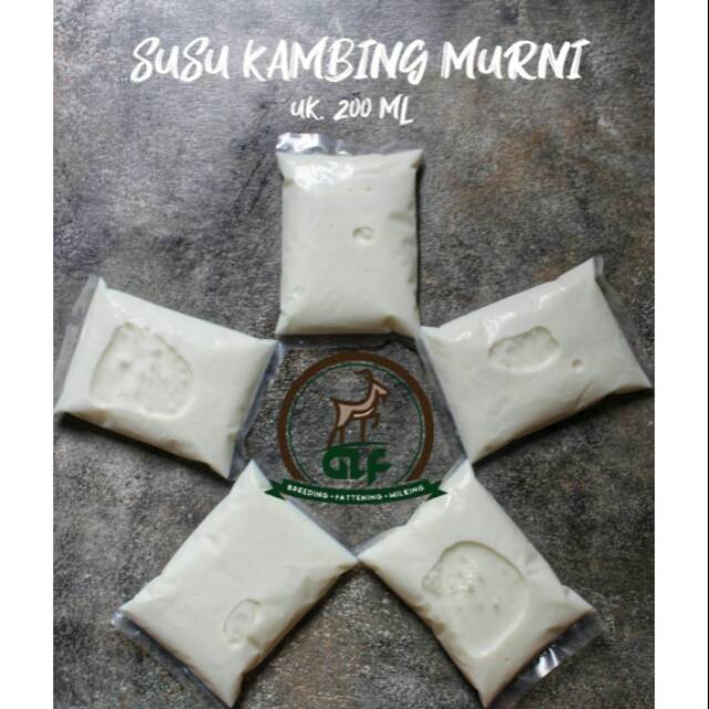 

susu kambing fresh Beku 1 liter grab gosend instant saja