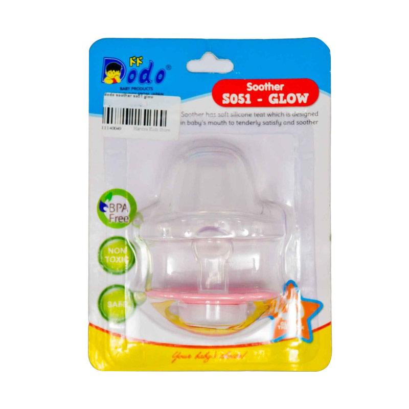 Empeng Glow in The Dark Dodo| Soother S051 Glow Dodo| Dot Gepeng| Pipih (empeng bayi)