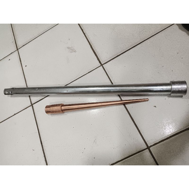 Tombak Petir Jumbo 1 Set / Tancapan Tombak Petir Galvanis