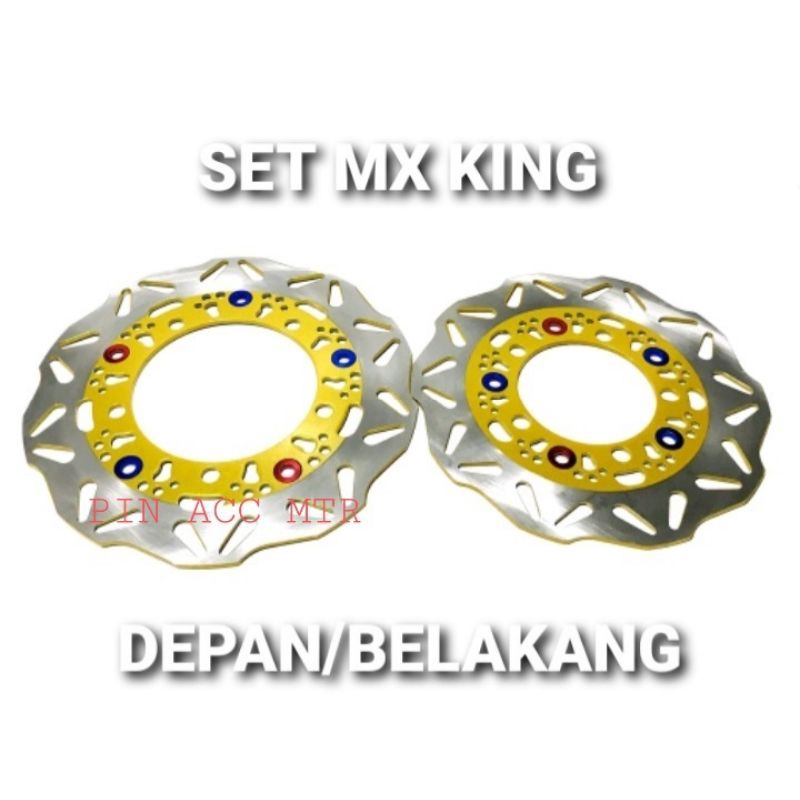 PIRINGAN DISC CAKRAM SET STANDAR PNP MX KING DEPAN/BELAKANG FROUTING