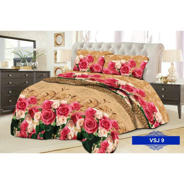 Sprei motif bunga