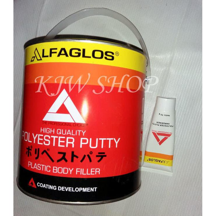 Terbaik Dempul Besi Kayu Plastik Merk Alfagloss 3kg Diskon Shopee Indonesia