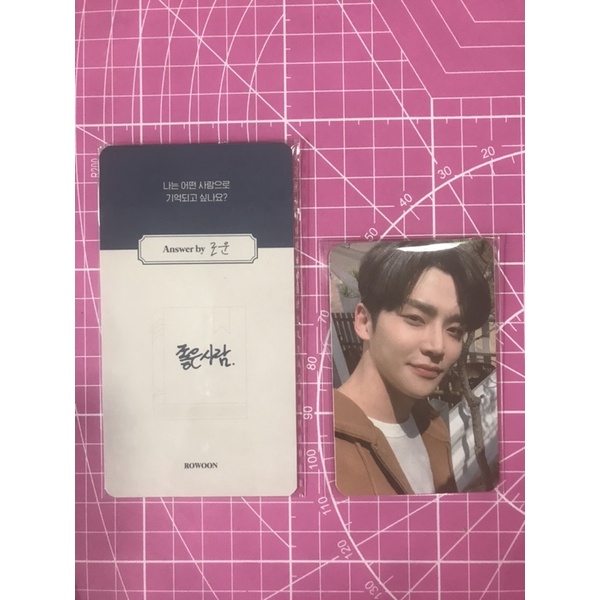 SF9 Rowoon pc L’amitie photo book