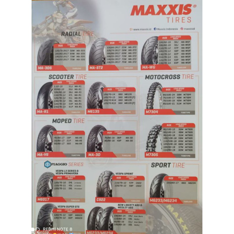 Ban Motor Maxxis VICTRA S98ST 110/70 Ring 13 110/80 Ring 14