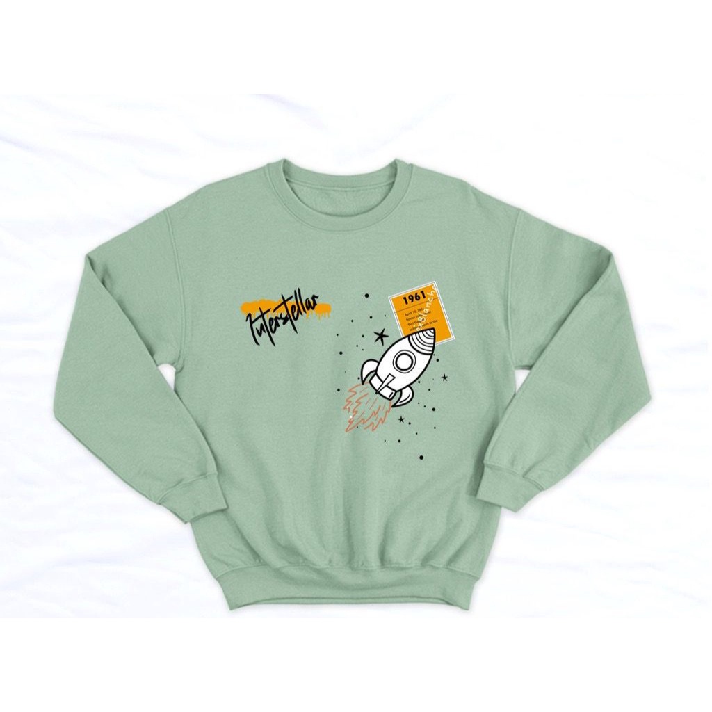 PABRIKHOODIE BASIC SWEATER ASTRONOT SABLON M-XXL PRIA-WANITA