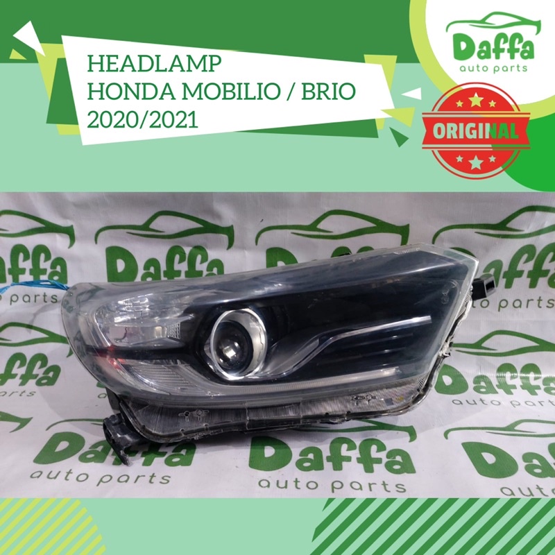 Headlamp Headlight Head Lamp Head Light Lampu Depan Utama Besar Mobil Honda Brio Mobilio Tipe E 2019