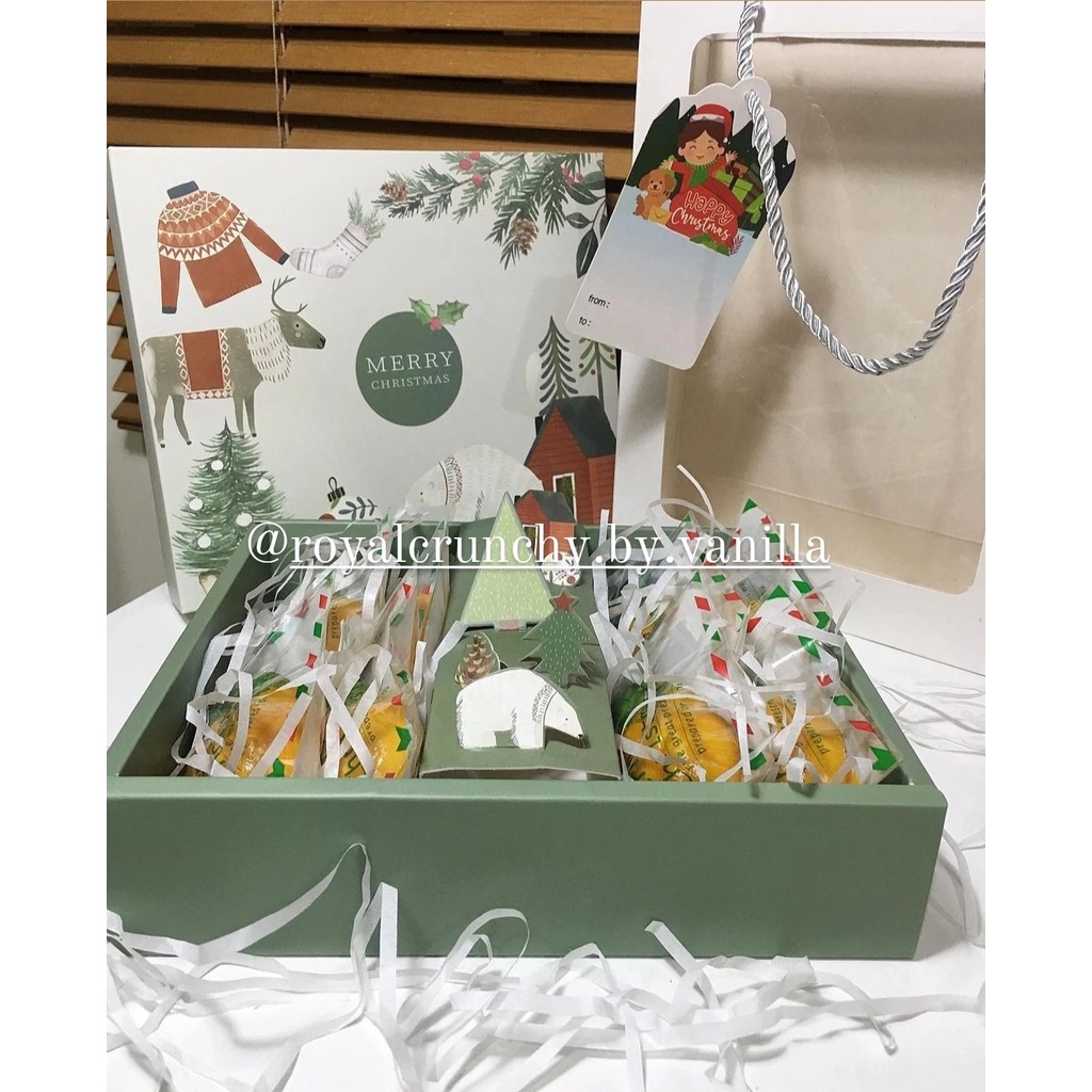 [12.12 PROMO SALE] KUE KERING NASTAR TAIWAN PREMIUM JUMBO PREMIUM 3D BOX CHRISTMAS