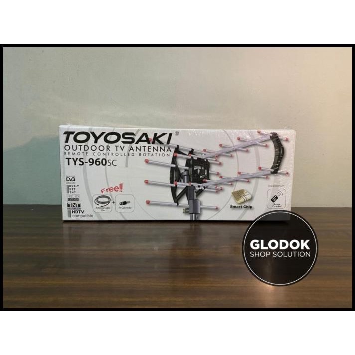 Antena Tv Outdoor / Luar Toyosaki Tys-960 Digital Analog + Remote