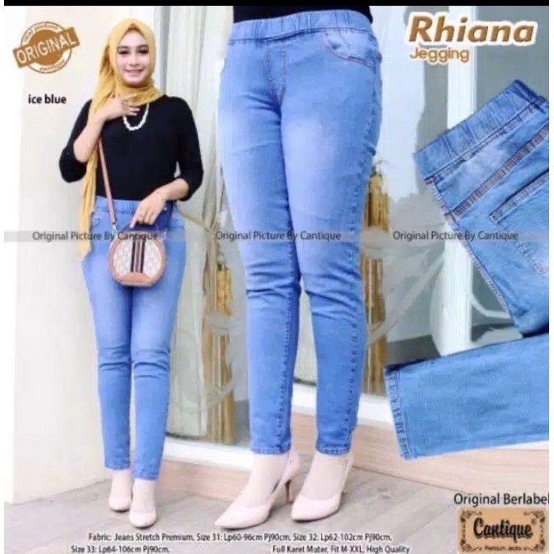 PROMO RHIANA LEGGING JEANS BY CANTIQUE /LEGGING JEANS POLOS