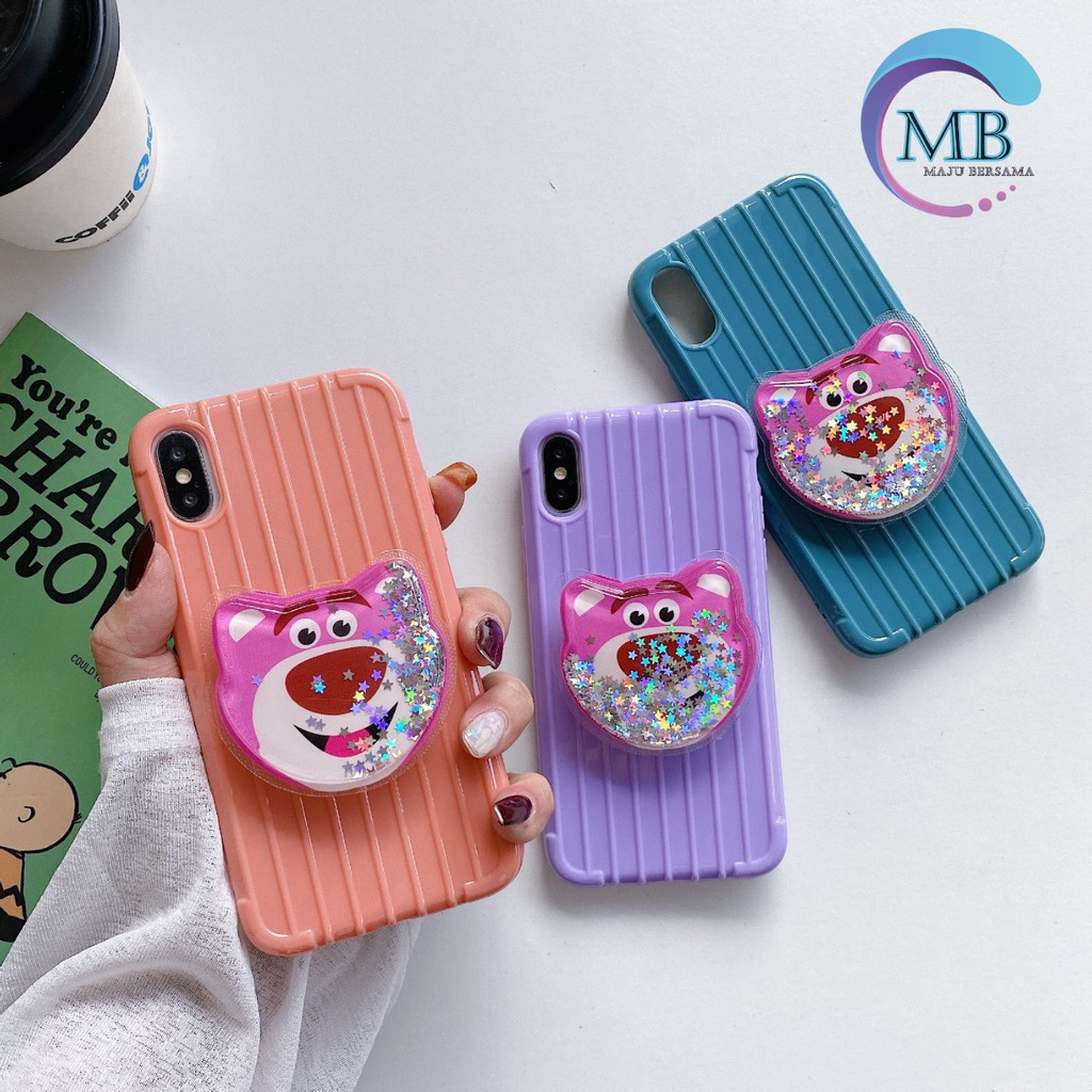 SOFTCASE POPSOCKET GLITTER I PH0NE 6 6+ 7 8 7+ 8+ X XR XS MAX 11 12 MINI PRO MAX MB315