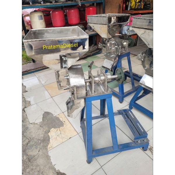 Mesin Giling Bumbu basah Stainless 8inch Mesin giling rempah bumbu dapur 8"