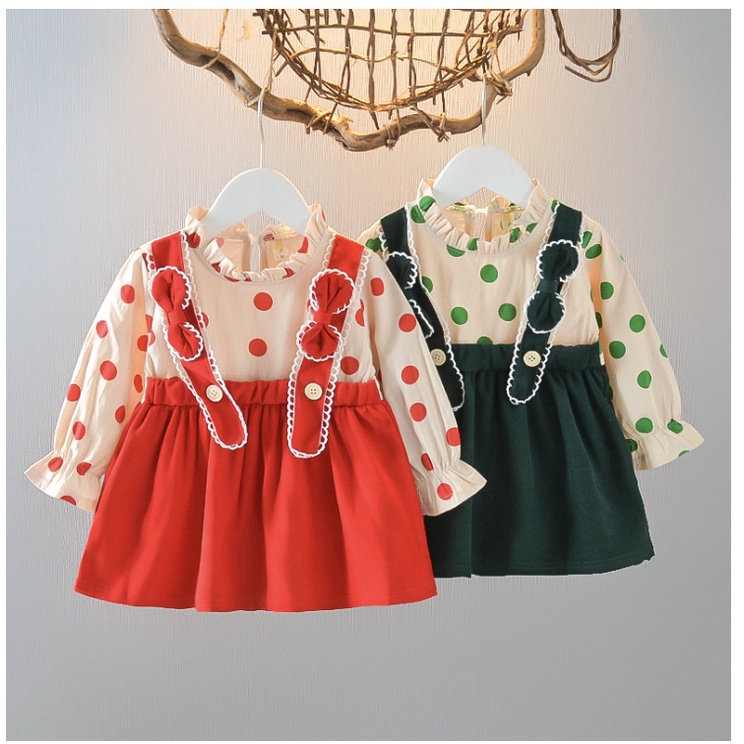 babyfit ANYA dress anak perempuan lengan panjang baju anak gaun import ha-607