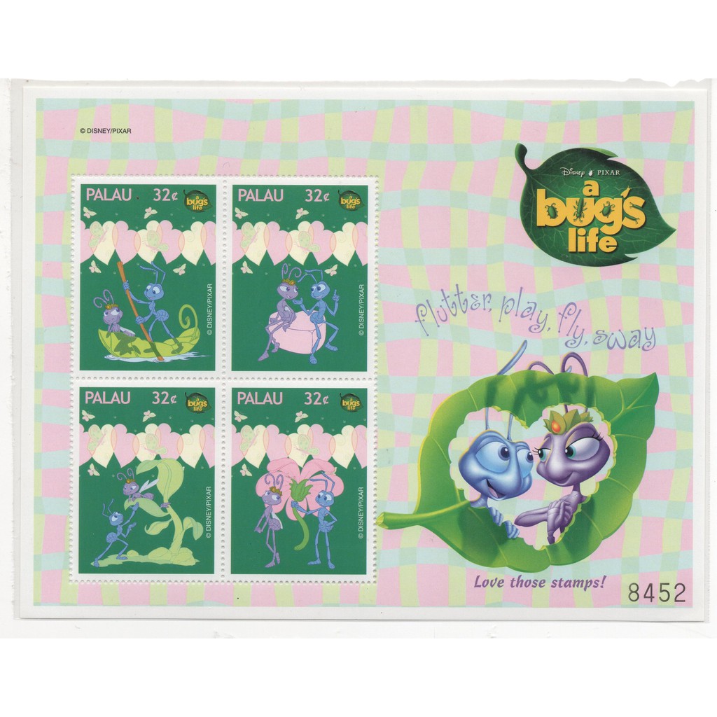 

Promo Prangko Disney Palau A Bug's Life Flik Princess Atta MS MNH
