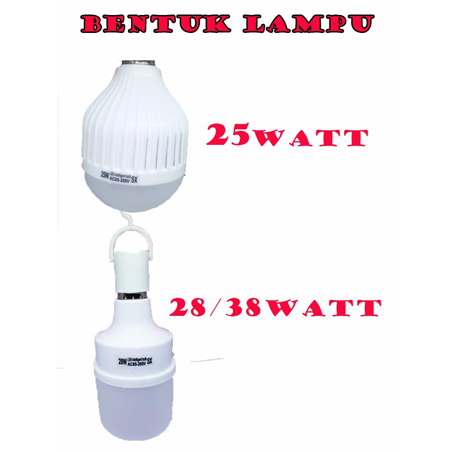 [BISA COD] LAMPU SENTUH EMERGENCY 38 WATT / BOHLAM EMERGENCY LED