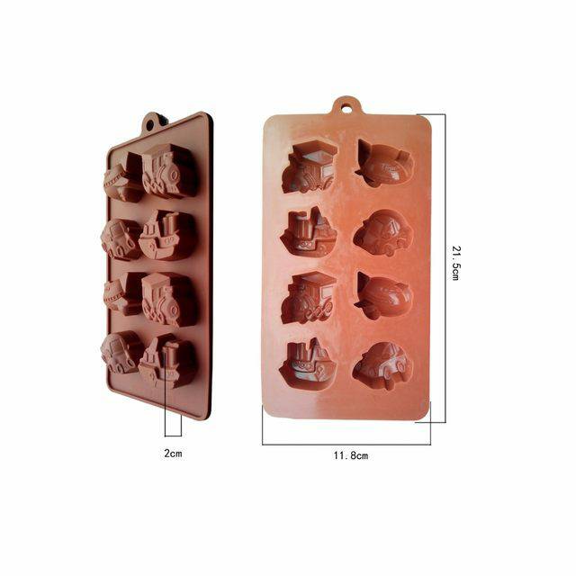 [Istana Baking] Cetakan Silikon Coklat Puding Es Batu Silikon Transportasi