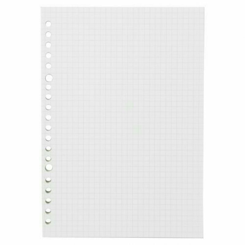 

loose leaf - grid - putih