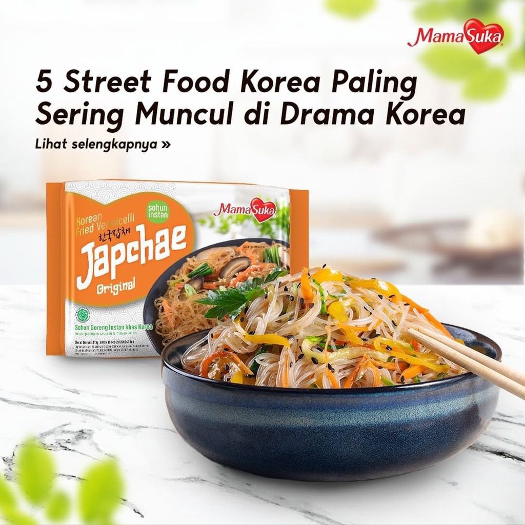 

Mamasuka Japchae Oroginal Instant Korea Ready to Cook Halal