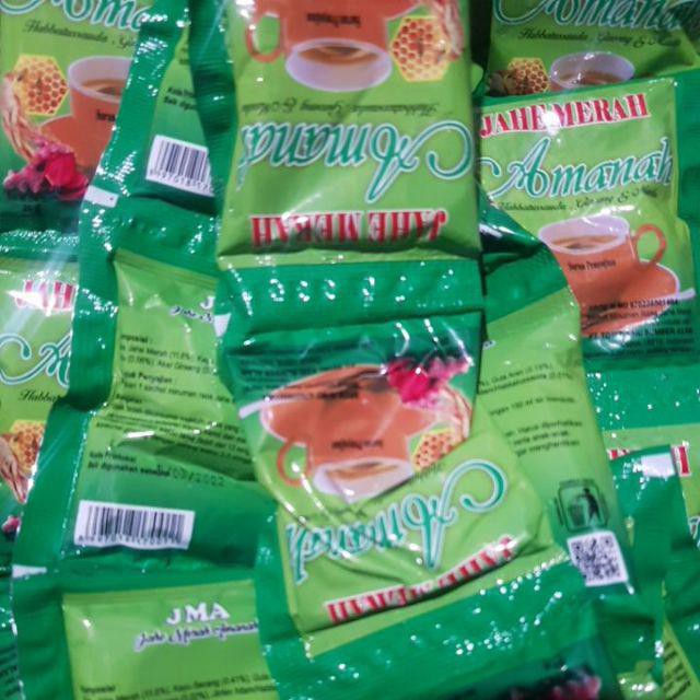 

Jahe Merah Amanah Super Instan | Ginseng + Habbatusauda + Madu
