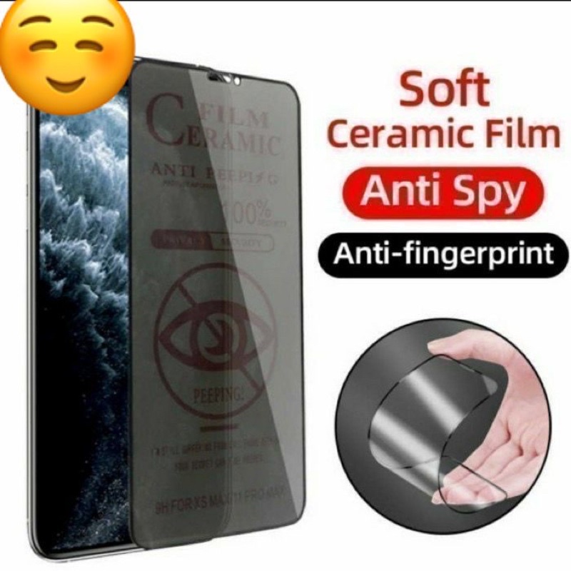 CY TG Ceramic Spy Privacy privasi For Iphone 6 6s 6+ 6s+ 7 8 7+ 8+ SE X Xr Xs Max 11 12 13 14 14+ Plus Pro SE