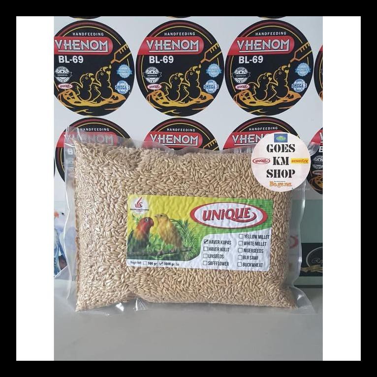 

TERBARU! HAVERSEEEDS/OATS 1 KG(BIJI HAVER KUPAS) - BENELUX MURAH