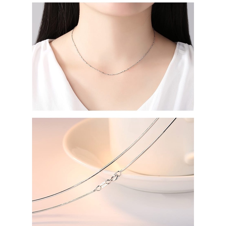 Kalung KL179 Tembaga Lapis PT950 Premium Fashion Wanita Kalung unik Lucu Elegant/ Deluna / BB