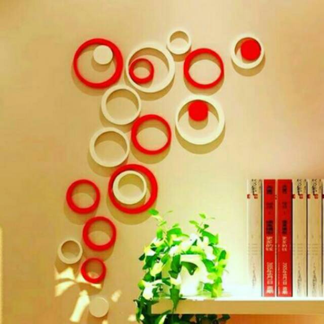3D Wall Sticker Bulat