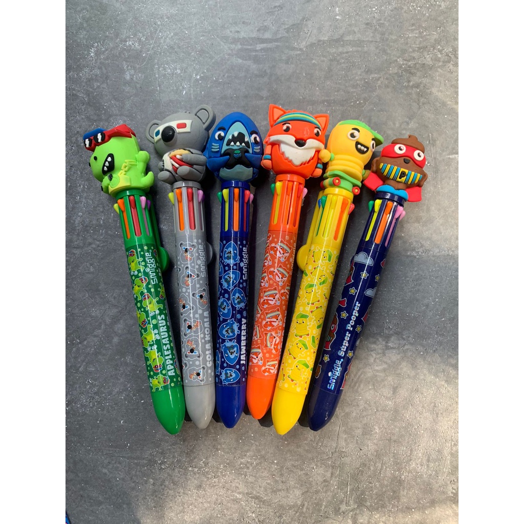 

SMIGGLE 8 COLOURS PEN - pulpen smiggle