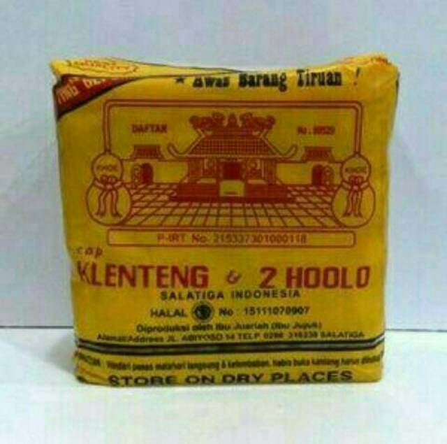 

CEMILAN SEHAT / ENTING ENTING GEPUK CAP KLENTENG & 2 HOOLO (Oleh 2 Khas Salatiga)