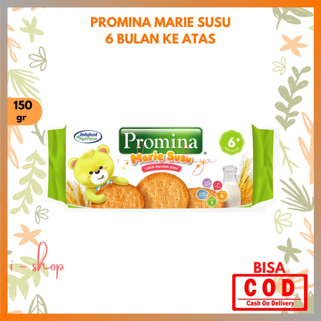 Promina Marie Roll 150 gr / Biskuit Bayi 6 Bulan / MPASI / Camilan Bayi / Snack Bayi